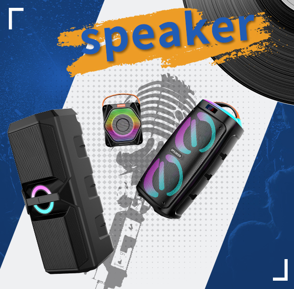 Bluetooth speaker, party speaker, portable speaker